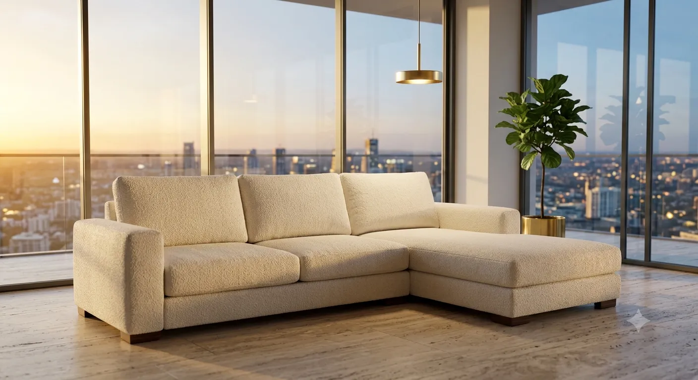 Frato Latitude Sectional Sofa 3D Model: A Review for Open-Plan Living Renders